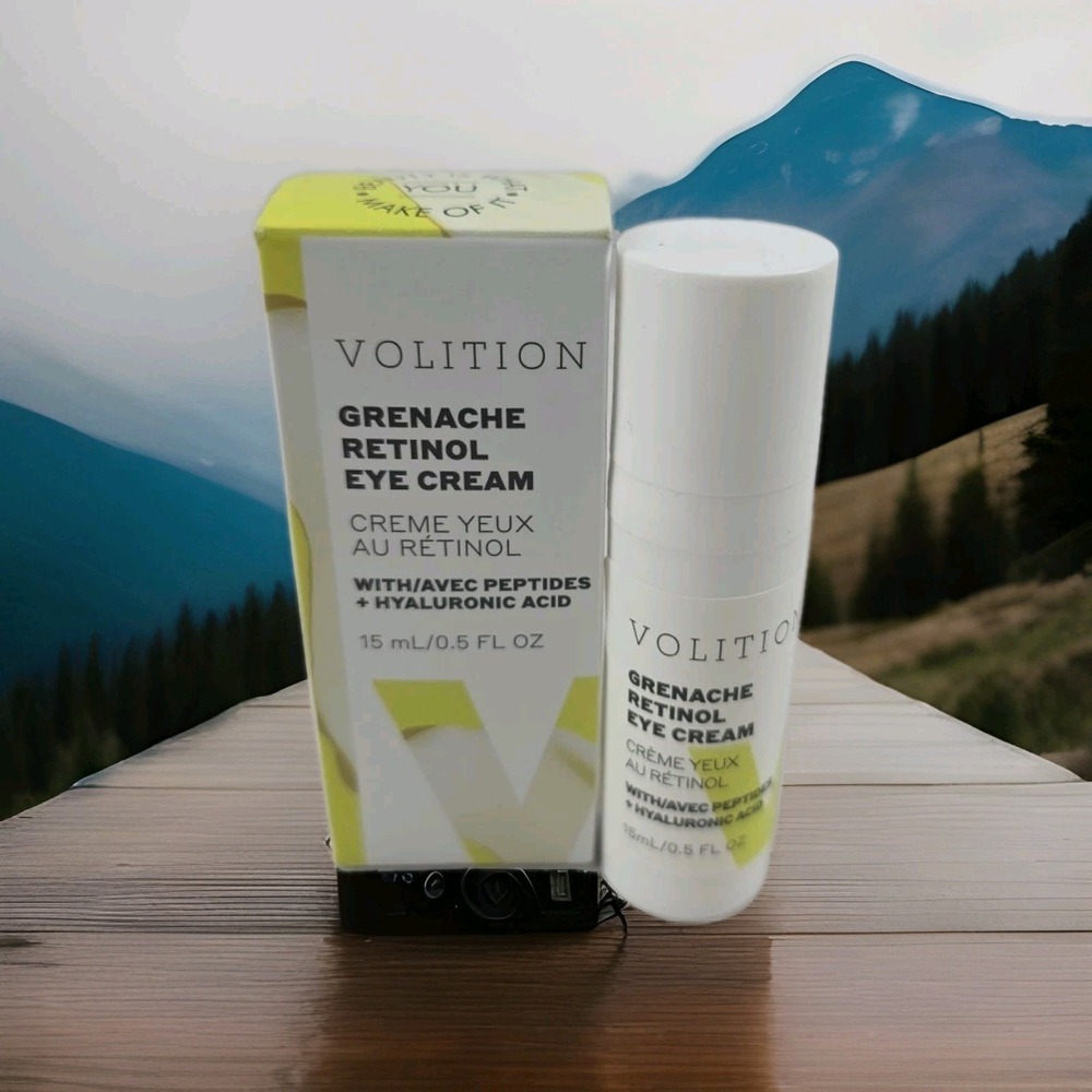 🌸 Volition Grenache Retinol Eye Cream – Peptides + HA – 15 ml / 0.5 fl oz | NEW
